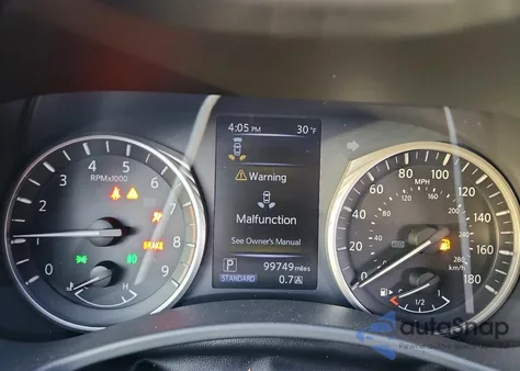 2018 Infiniti Q50 Red Sport 400 z USA, uszkodzony, nr VIN JN1FV7AR6JM481581